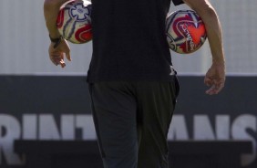 Fábio Carille encerrou a preparação para o Dérbi deste sábado, na casa do rival