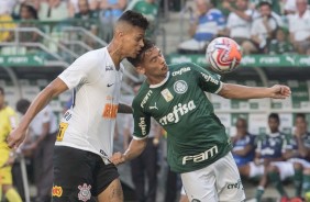 Richard durante jogo contra o Palmeiras, pelo Paulisto 2019