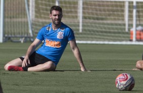 Mauro Boselli no treino deste sbado no CT Joaquim Grava