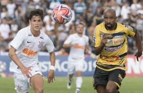 Mateus Vital foi titular contra o Novorizontino, pelo Campeonato Paulista