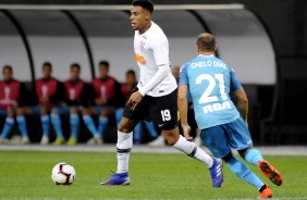 Gustavo no jogo contra o Racing, pela Sul-Americana, na Arena Corinthians