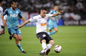 Ramiro no jogo contra o Racing, pela Sul-Americana, na Arena Corinthians