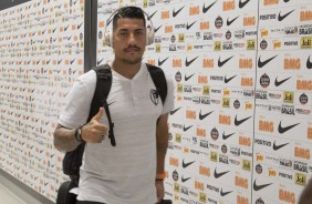 Ralf chega ao vestiário na Arena Corinthians para mais um Majestoso