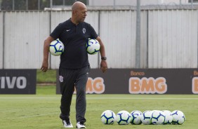 Mauro Silva na reapresentao do Corinthians aps vitria sobre o So Paulo, por 2 a 1