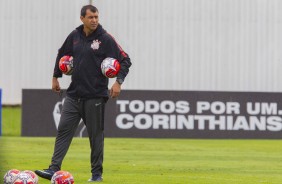 Tecnico Fbio Carille tem pela frente o duelo contra o So Bento, pelo Paulisto