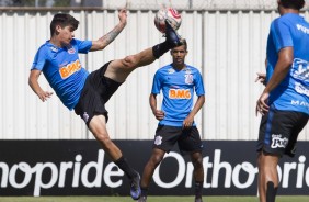 Araos no CT Joaquim Grava durante treinamento desta quarta-feira de cinzas