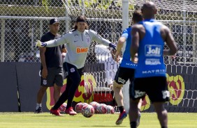 Goleiro Cássio se prepara para jogo contra o Santos