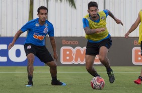 Jadson e Pedro Henrique seguem treinando firme no CT Joaquim Grava