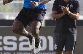 Manoel em treinamento no CT Joaquim Grava