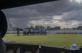 Timo j treina pensando no Santos, pelo Campeonato Paulista, no prximo domingo