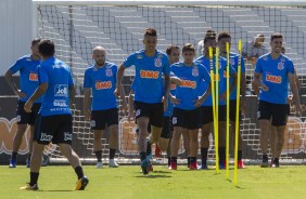 Timão treina nesta quarta-feira para jogo contra o Santos, no domingo que vem