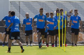 Timo treina nesta quarta-feira para jogo contra o Santos, no domingo que vem