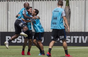 Corinthians faz penltimo treino antes do jogo contra o Santos, no domingo