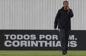 Fbio Carilel prepara a equipe para encarar o Santos, no prximo domingo