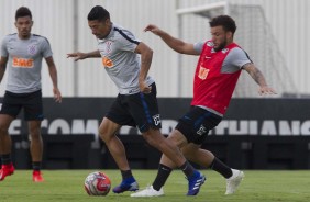 Ralf e André Luís treinam no CT Joaquim Grava