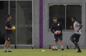 Renê Júnior no CT Joaquim Grava treinando separado