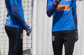 Walter no treino desta sexta-feira em preparao para jogo contra o Santos