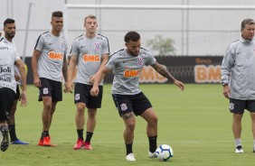 Michel, Richard, Carlos e Andr Lus treinando no CT Joaquim Grava