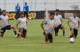 Timo treina no CT Joaquim Grava durante esta segunda-feira