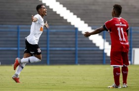 Du comemorando seu gol contra o River-PI, em partida pela Copa do Brasil Sub-20