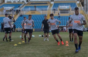 Jogadores fazem ltimo treino antes do jogo contra o Cear, pela Copa do Brasil