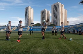 Para enfrentar o Ceara, Timo treina em Fortaleza