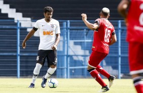 Ronald atuando na goleada por 5 a 1 contra o River-PI, pela Copa do Brasil Sub-20