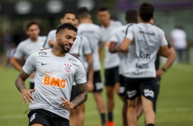 Michel Macedo no treino preparatrio para duelo contra o Oeste, pelo Paulisto