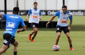 Mosquito no treino deste sábado no CT Joaquim Grava