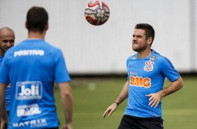 Ramiro no treino deste sbado no CT Joaquim Grava