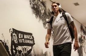 Goleiro Cássio chega à Arena Corinthians para jogo contra o Oeste, pelo Paulistão 2019