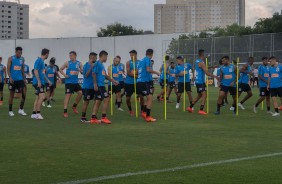 Jogadores fazem último treino antes de encarar o Ituano, pelo Campeonato Paulista