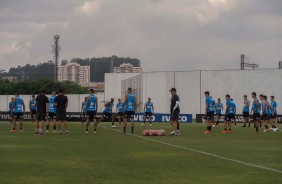 Teve treino no CT Joaquim Grava nesta terça-feira
