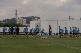 Teve treino no CT Joaquim Grava nesta tera-feira