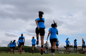 Corinthians Futebol Feminino no treino desta quarta-feira