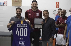 Goleiro Cssio chega hoje  marca de 400 jogos com a camisa do Timo