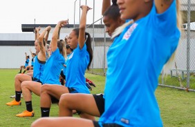 Meninas do Corinthians Futebol Feminino realiza treino nesta quarta-feira