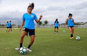 Millene treina pelo Corinthians Futebol Feminino nesta quarta-feira