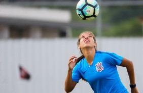 Pardal treina pelo Corinthians Futebol Feminino nesta quarta-feira