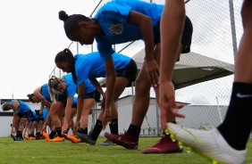 Timo Corinthians Futebol Feminino realiza treino nesta quarta-feira