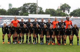 Corinthians em partida pelo Brasileiro Feminino