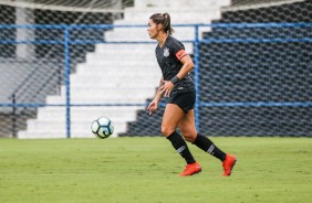 Gabi Zanotti no duelo contra o Santos pelo Brasileiro Feminino 2019