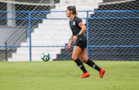 Gabi Zanotti no duelo contra o Santos pelo Brasileirão Feminino 2019