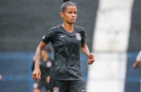Grazi no duelo contra o Santos pelo Brasileirão Feminino 2019