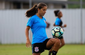 Millene treina pelo Corinthians Futebol Feminino nesta quarta-feira