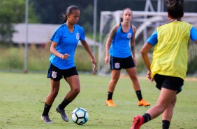 Meninas do Corinthians Futebol Feminino treinam nesta tarde