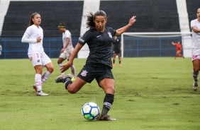 Millene em partida contra o Santos pelo Brasileirão Feminino