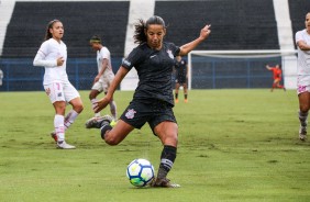 Millene em partida contra o Santos pelo Brasileiro Feminino