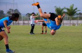 Olha que marra! Se liga no treino das meninas do Corinthians Futebol Feminino