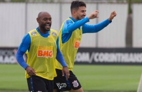 Vagler Love e Pedro Henrique treinam no CT